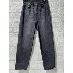 American Eagle Baggy Jean Women's Size 6 Regular Charcoal